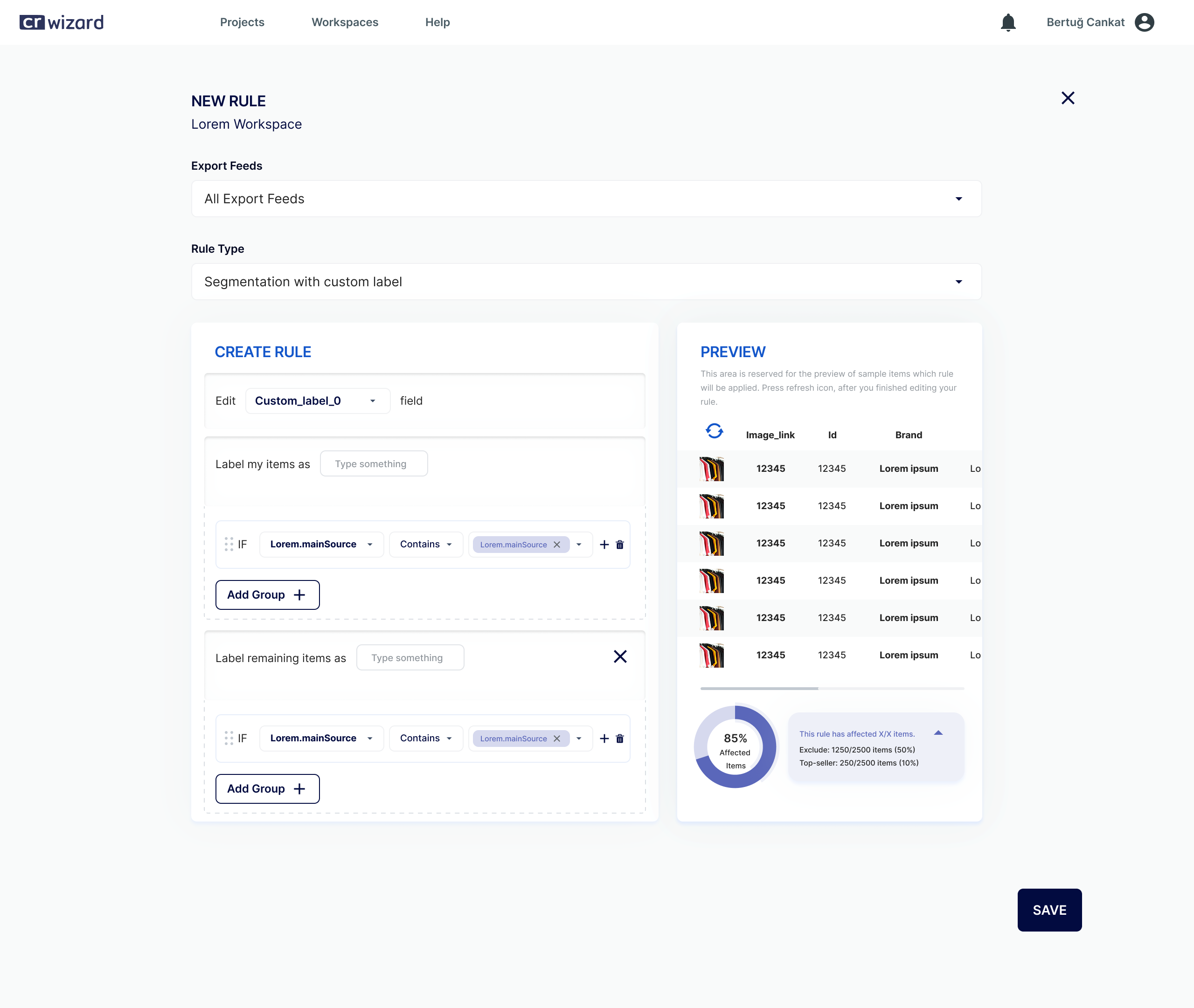 CRWizard — Kural Motoru