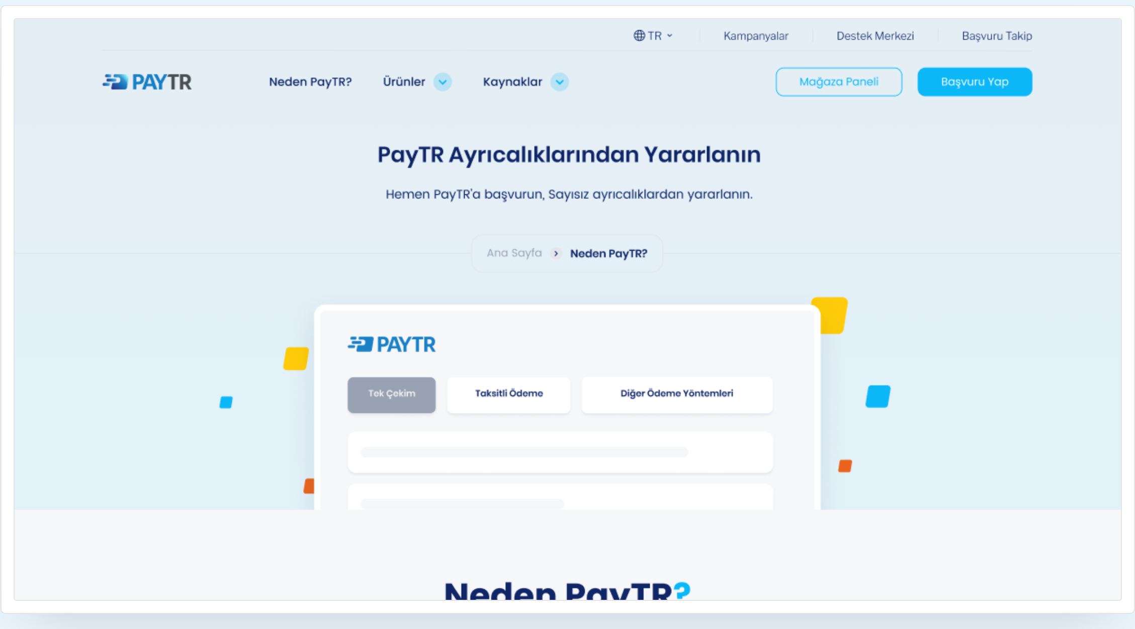 PayTR — Neden PayTR