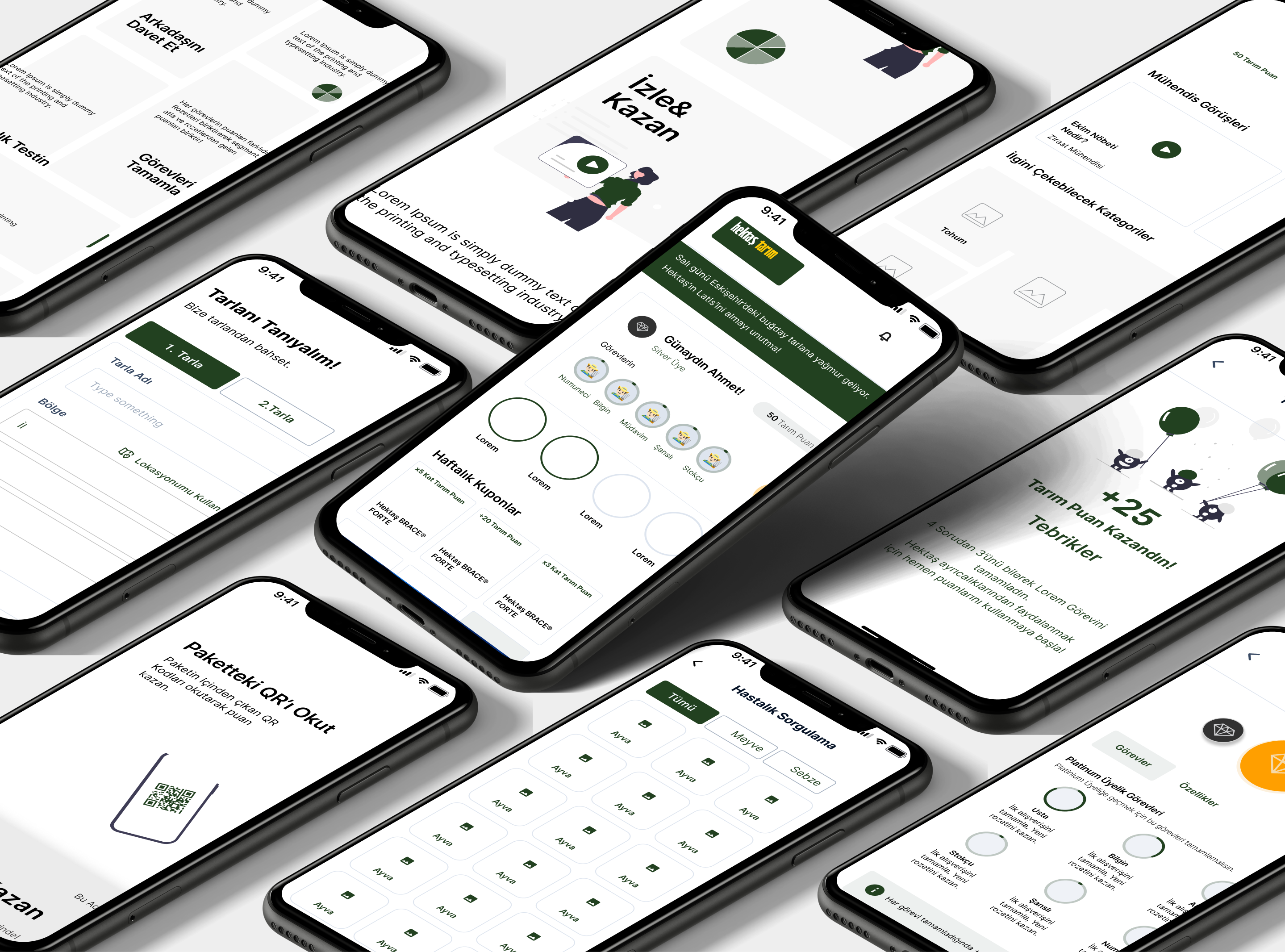 Hektaş — Wireframe