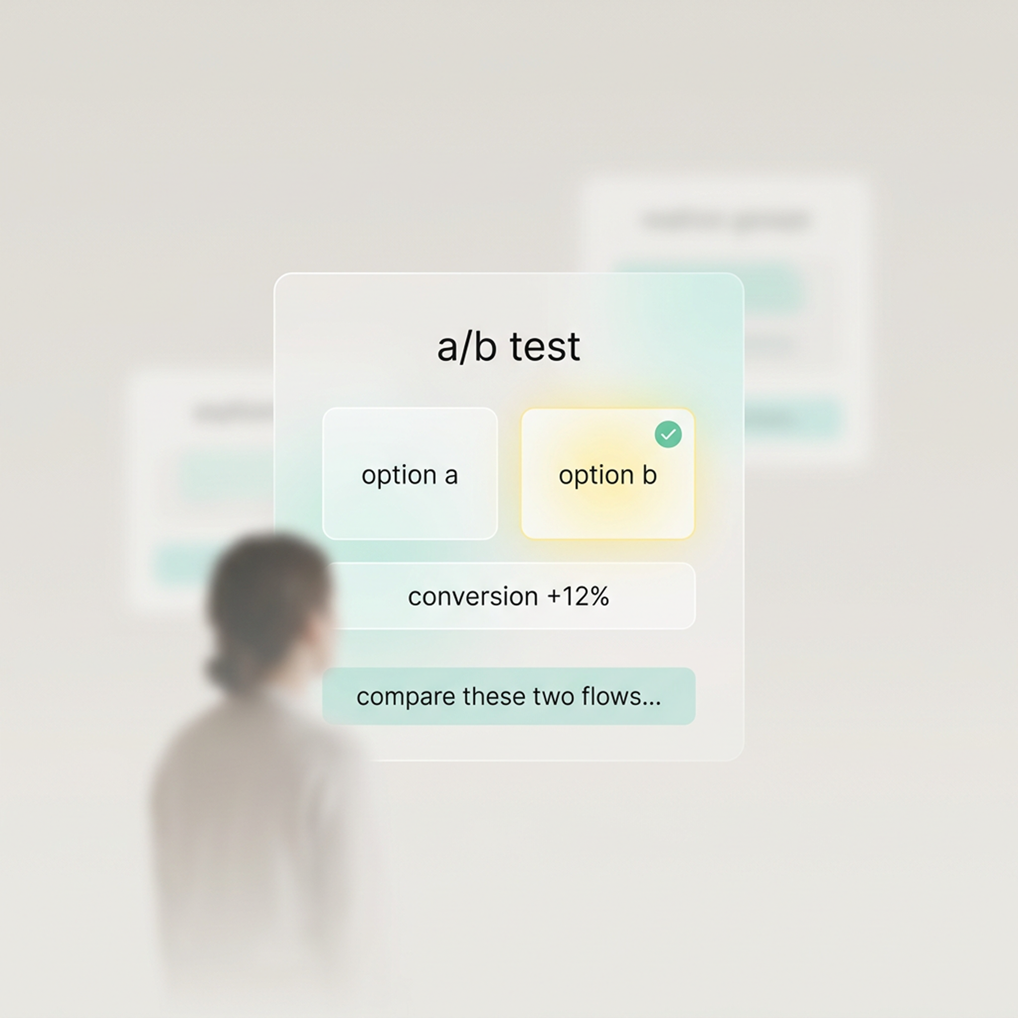 AI destekli A/B test karşılaştırması