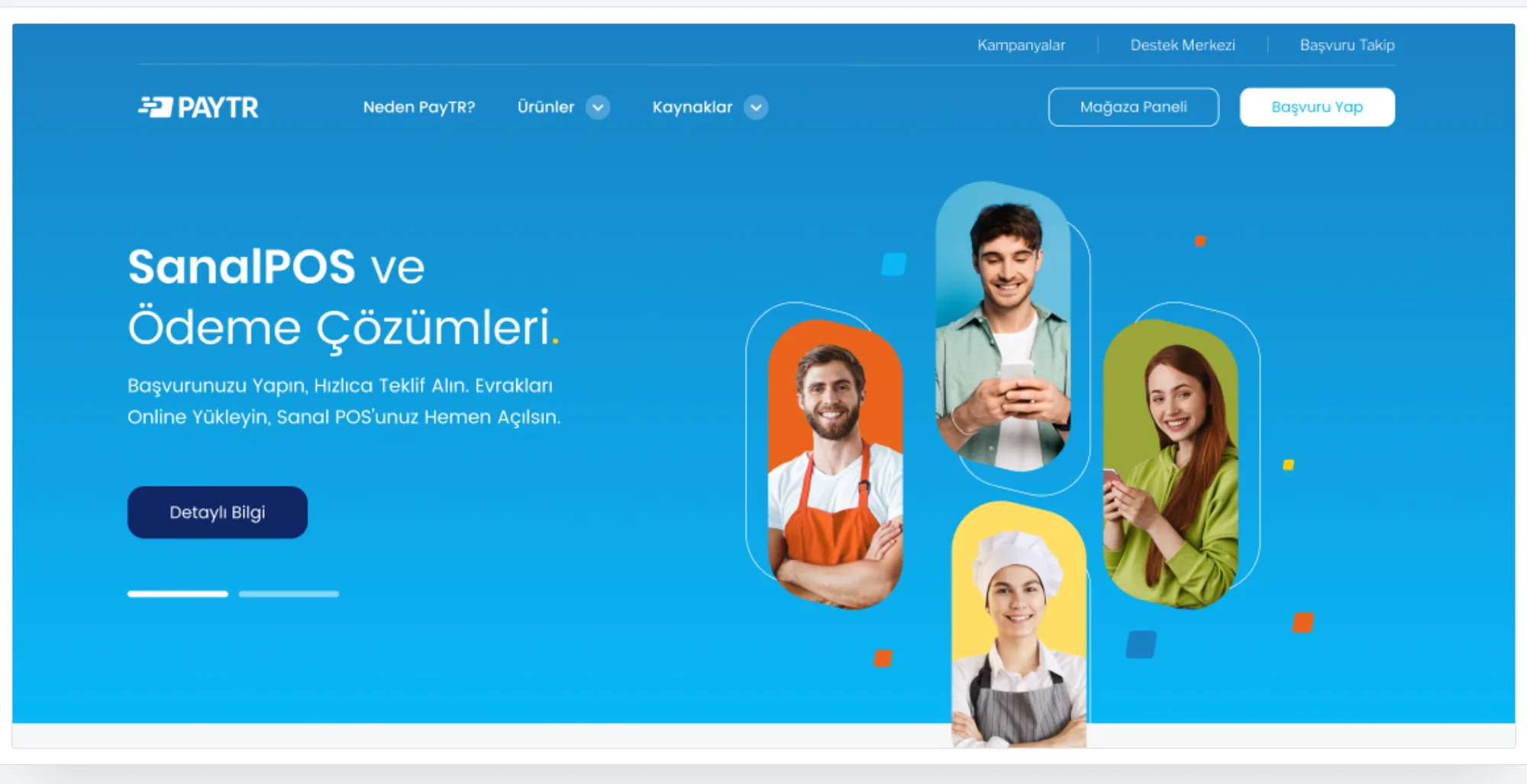 PayTR — Hero: güvenlik + 2 saat mesajı