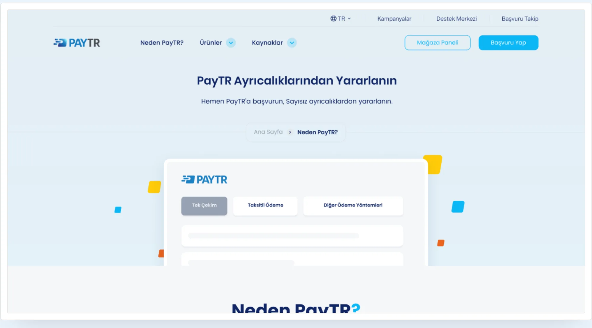 PayTR — Neden PayTR