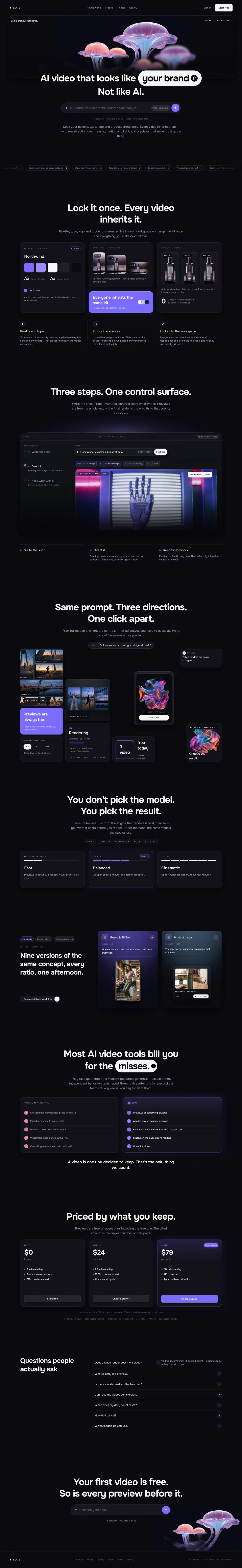 SLATE — final landing page