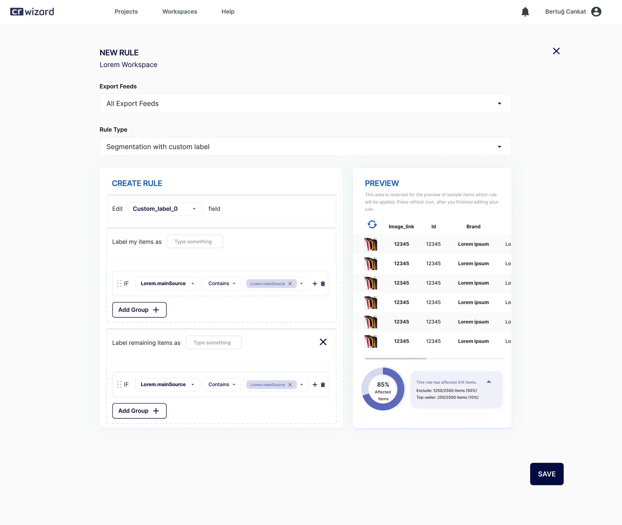 CRWizard — Kural Motoru