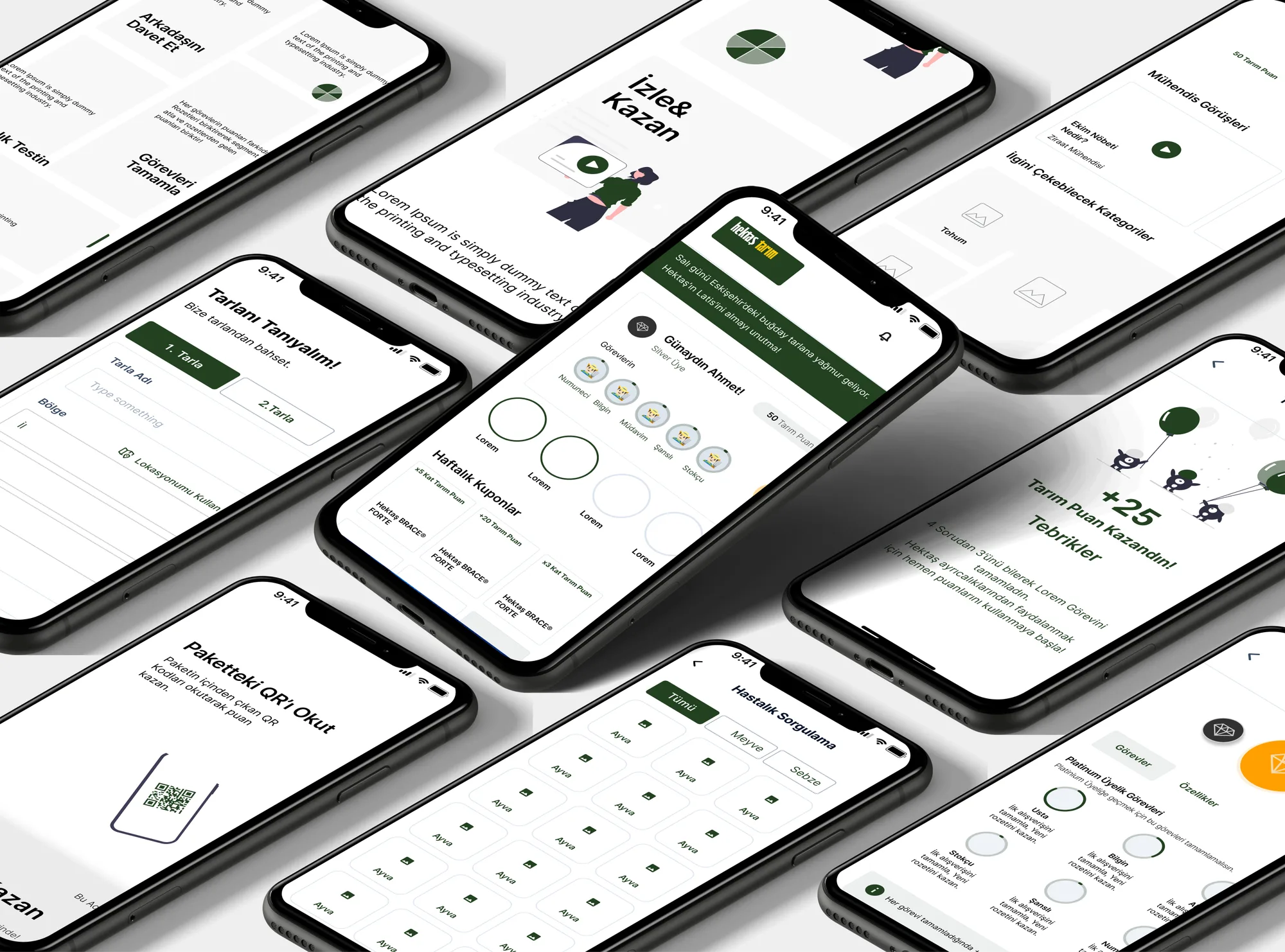 Hektaş — Wireframe