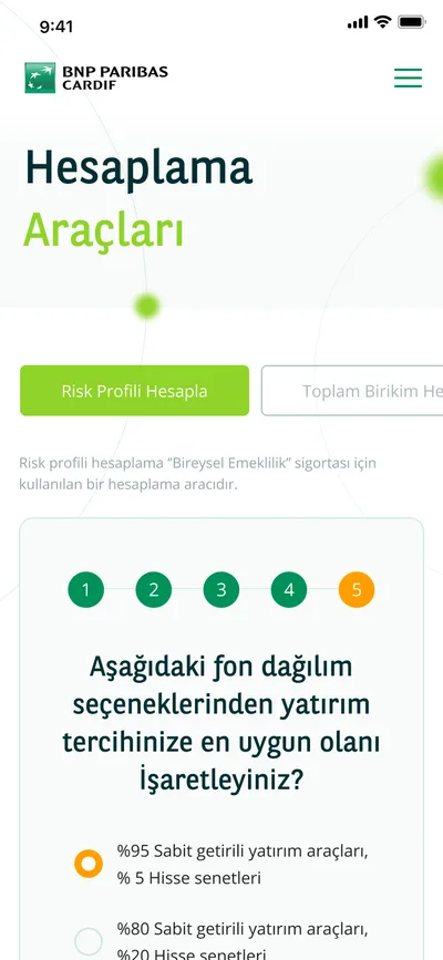 Hesaplama araçları — mobil