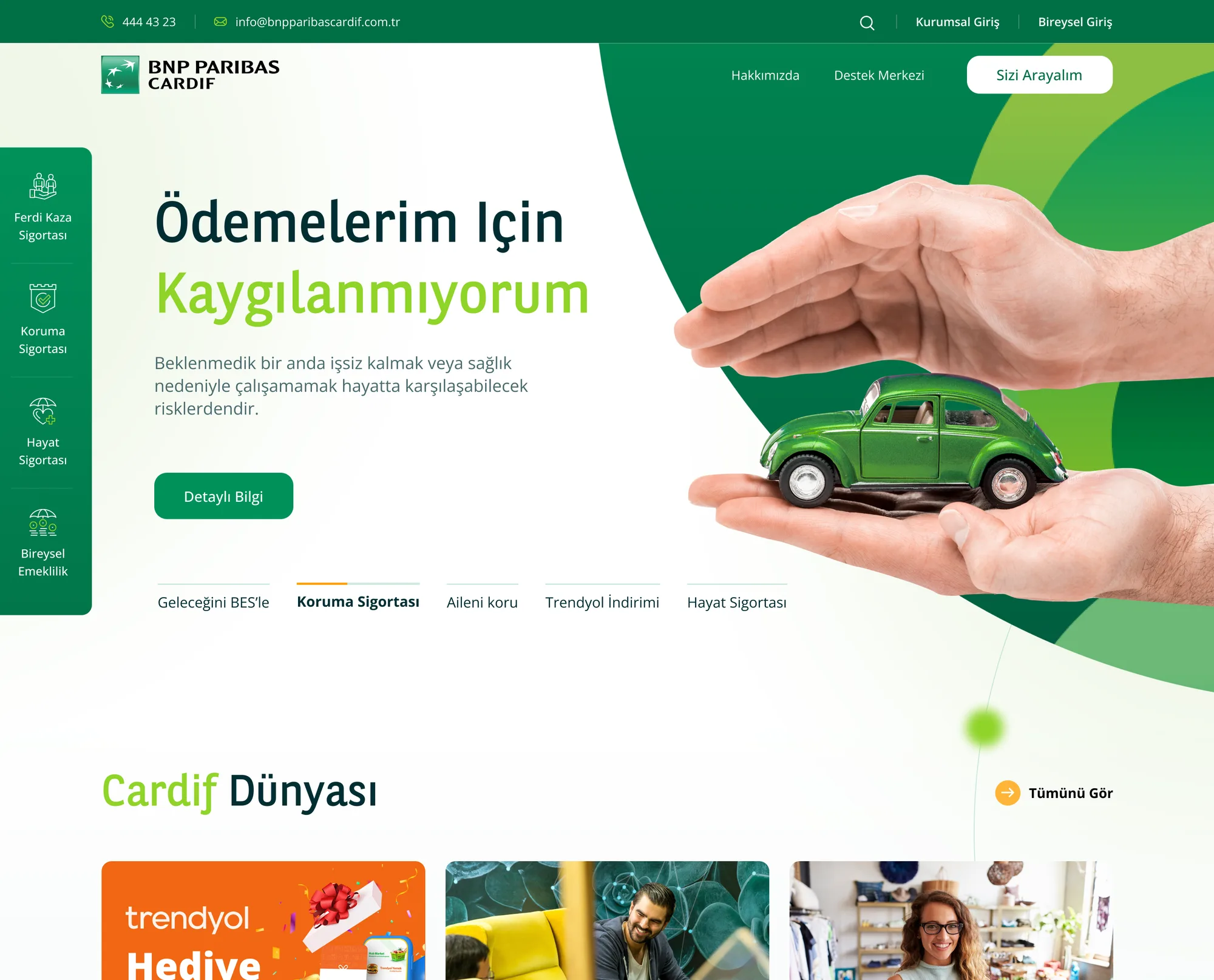 BNP Paribas Cardif — Final tasarım