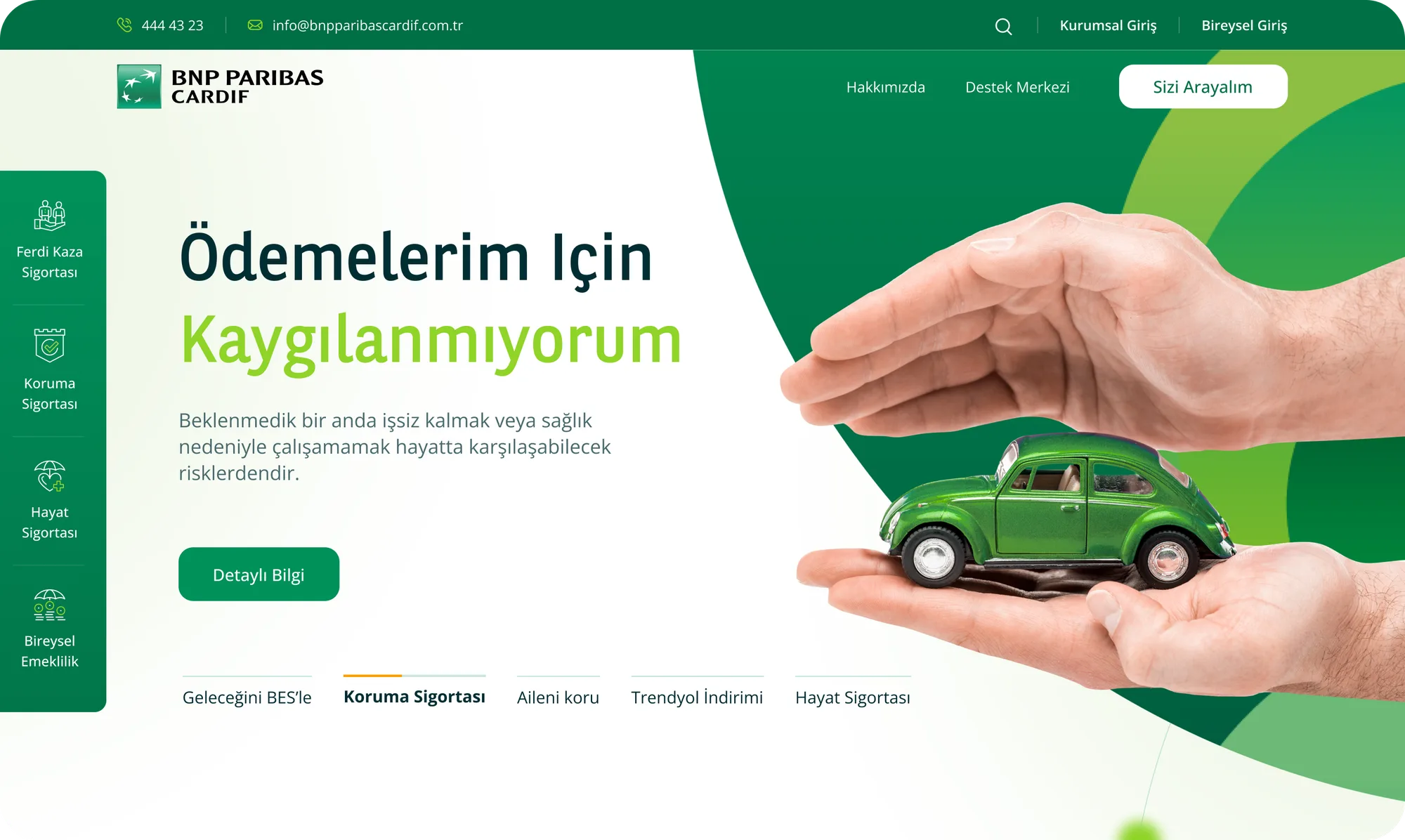 BNP Paribas Cardif — Son arayüz