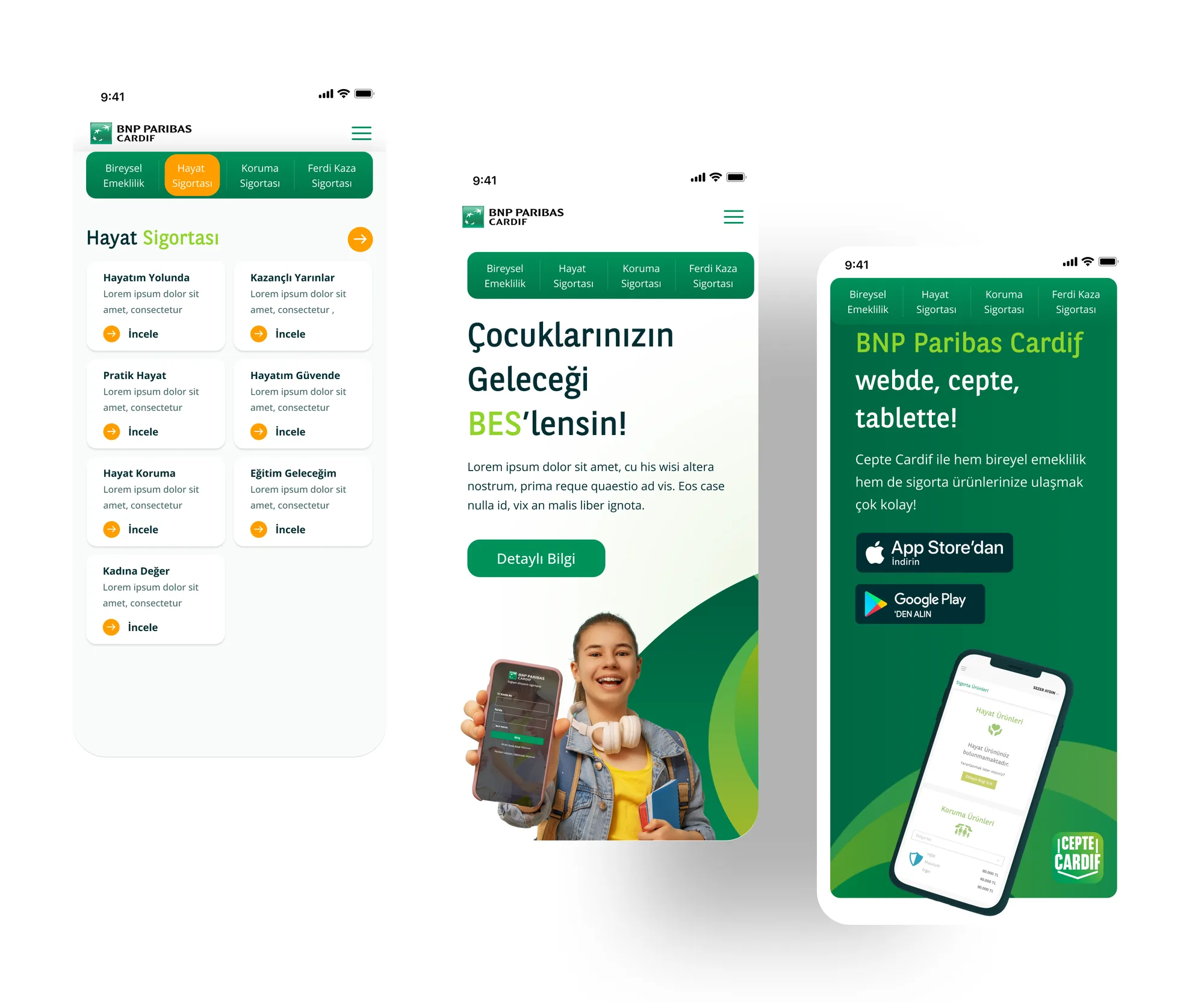 BNP Paribas Cardif — Son arayüz
